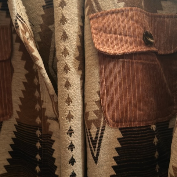 NEW|No Tags|Never Worn|Western print Shacket| New-No Tags| 1X| - Picture 6 of 7